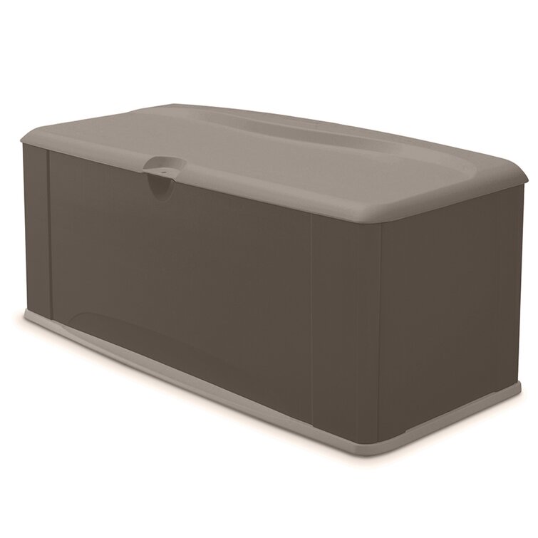 Rubbermaid patio store storage bench